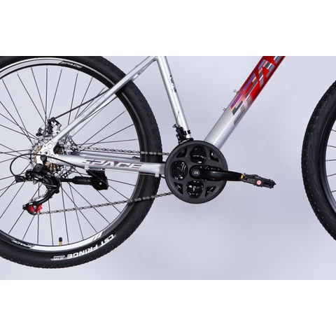 Formula SPACE Phaeton maastopyörä 27.5" 21-v hopea-punainen (27.5")