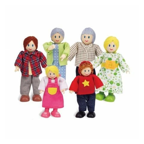. Hape dollhouse family dolls