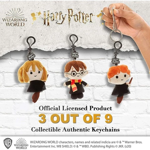 Harry Potter plush keychain set (3 pcs)