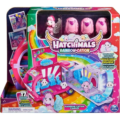 Hatchimals rainbow travel car