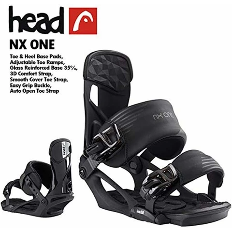 HEAD NX ONE lumilautasiteet (M, Musta)