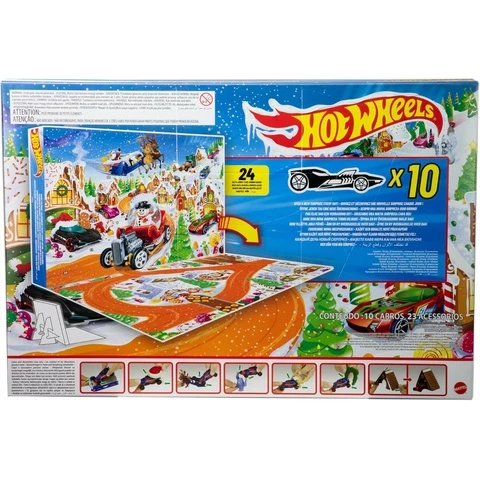 lelujoulukalenteri lapsille Hot Wheels 2025