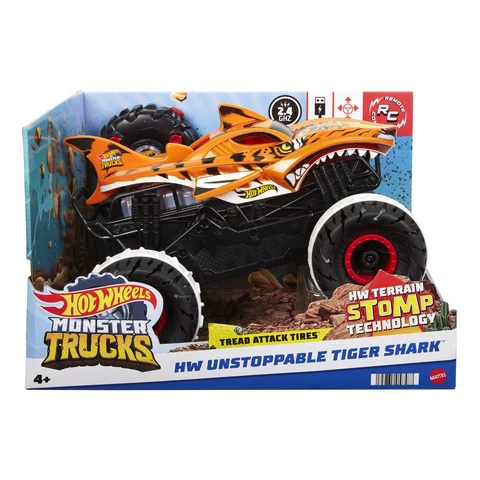 Hot Wheels Monster Trucks monsteriauto Tiger Shark radio-ohjattava 