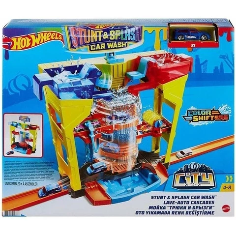Hot Wheels Stund and Splash autopesulla