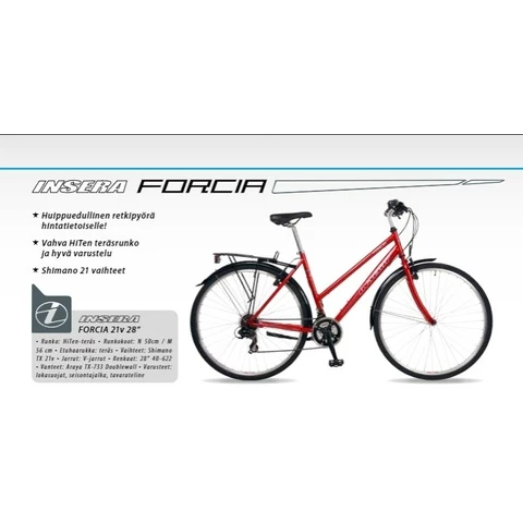Insera Forcia 28" 21-q city bicycle