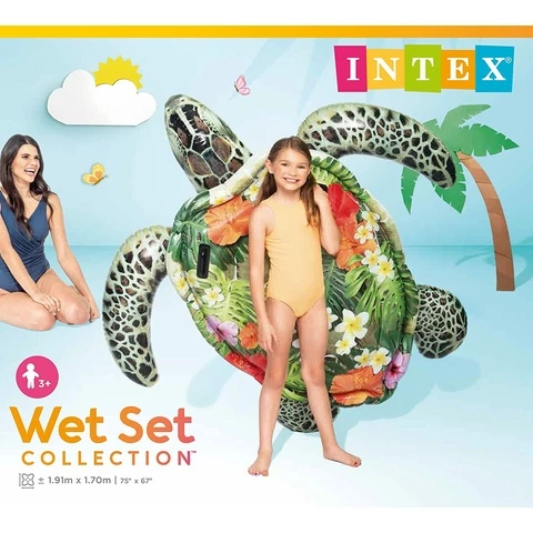 Intex Turtle large swimming mattress and swimming toy