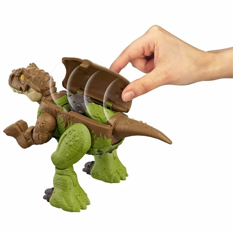 Jurassic World Dinosaurus Muuntajahahmo 2-in-1 Tyrannosaurus T Rex ja Ankylosaurus