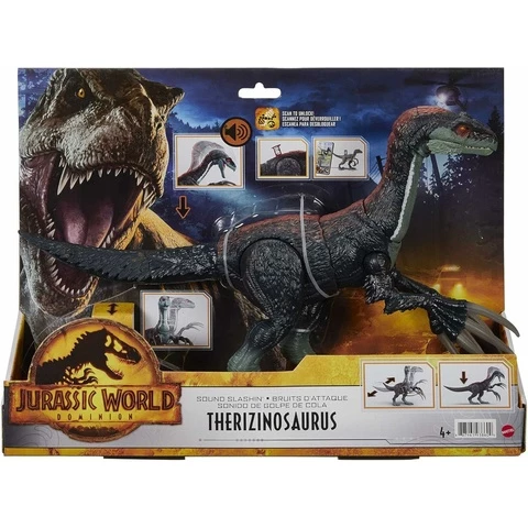 Jurassic World dinosaurus Therizinosaurus äänellä