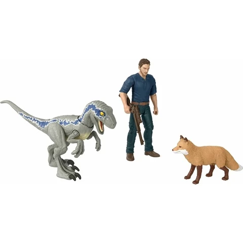 Jurassic World leikkisetti Owen, Velociraptor ja tarvikkeet