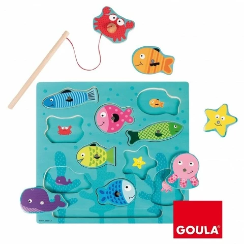  Goula Puzzle 10 pieces, Fishing