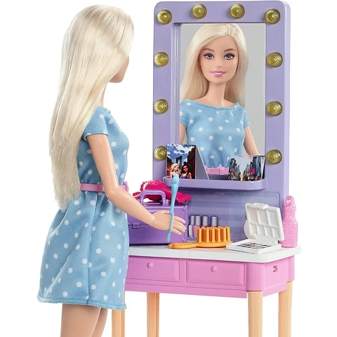  Barbie Big City play set incl. Barbie doll and dressing table