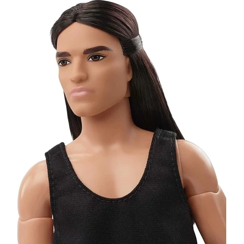 Barbie Ken fashionl doll Signature looks long hair