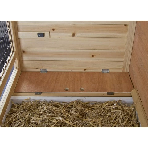 Kerbl Rabbit's 2-story wooden cage 115 x 60 x 118 cm