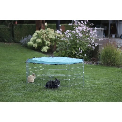  Kerbl rabbit/guinea pig outdoor playground with sun protection