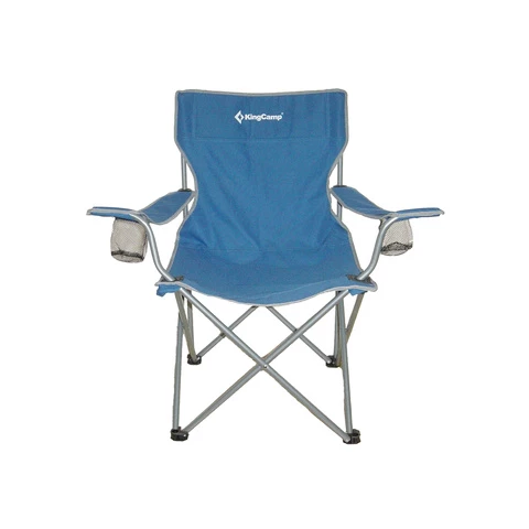King Camp folding chair blue