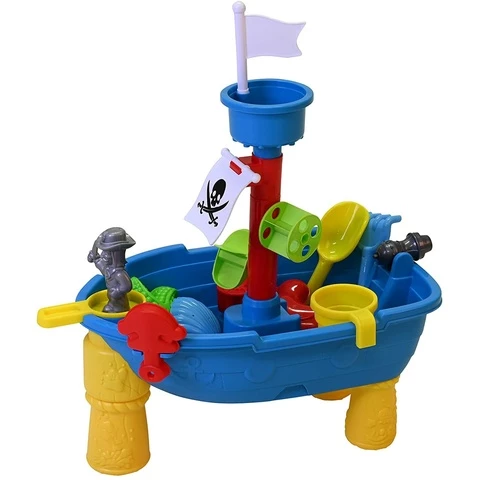 Knorrtoys Sand and Water Table Pirate Ship