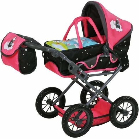 Knorrtoys Theodor Carbon Ruby nukenrattaat / yhdistelmänukenvaunut