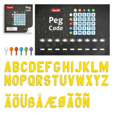 Quercetti Peg Code code writing