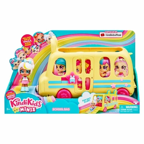 Kindi Kids mini Marshamello & school bus