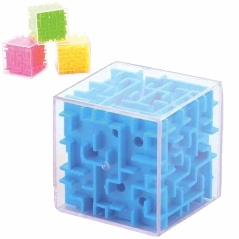 Labyrinth cube 5.5 cm different