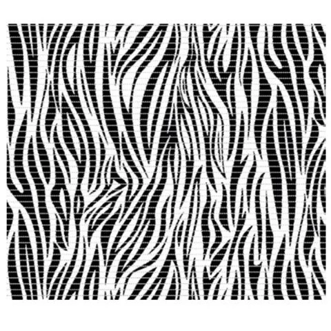  Bathroom rug Soft zebra black white