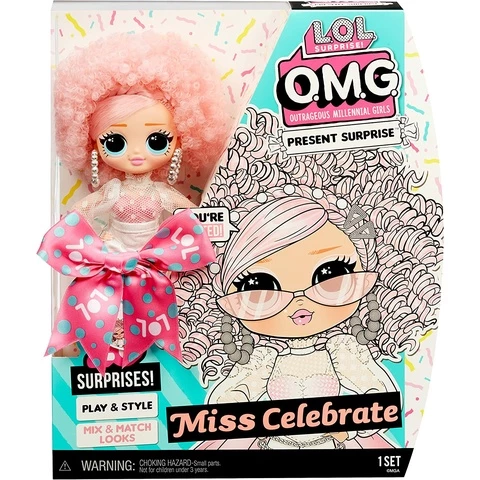 L.O.L. Surprise Present OMG muotinukke Miss Celebrate 