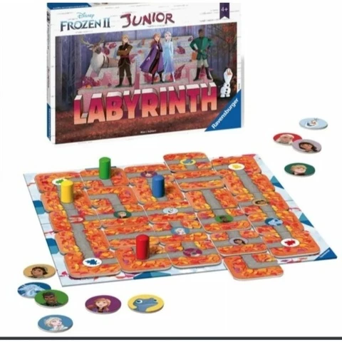 Muuttuva Labyrintti Jr Frozen II Ravensburger lautapeli