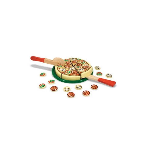 Wooden pizza set wooden toy Melissa and Doug