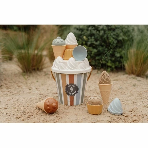Little sand toy set Ice cream kiosk Stripes