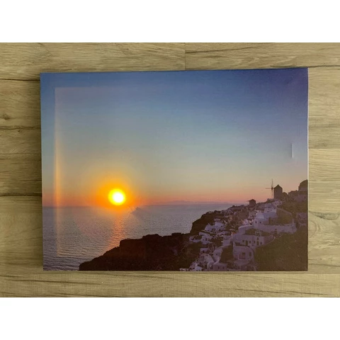 LED-taulu Välimeren auringolasku 30x40cm