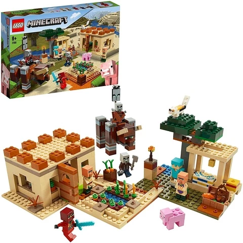 Lego Minecraft 21160 Pillagerien hyökkäys