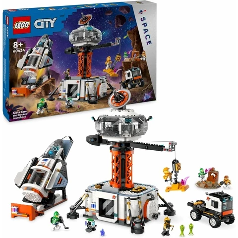 LEGO City Space Avaruusasema ja raketin laukaisualusta 60434