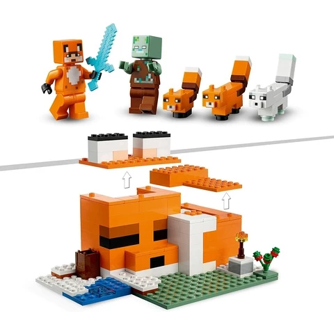 LEGO Minecraft 21178 kettuhuvila