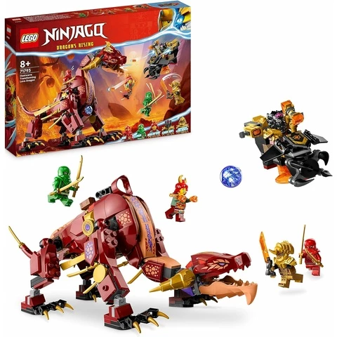 LEGO Ninjago 71793 - Heatwave – muuntautumiskykyinen laavalohikäärme