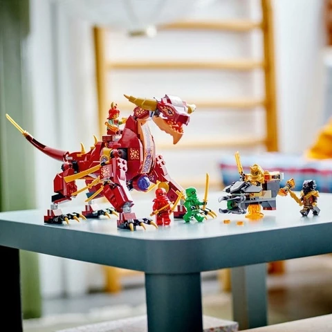 LEGO Ninjago 71793 - Heatwave – muuntautumiskykyinen laavalohikäärme