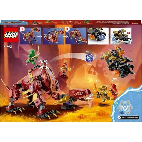 LEGO Ninjago 71793 - Heatwave – muuntautumiskykyinen laavalohikäärme