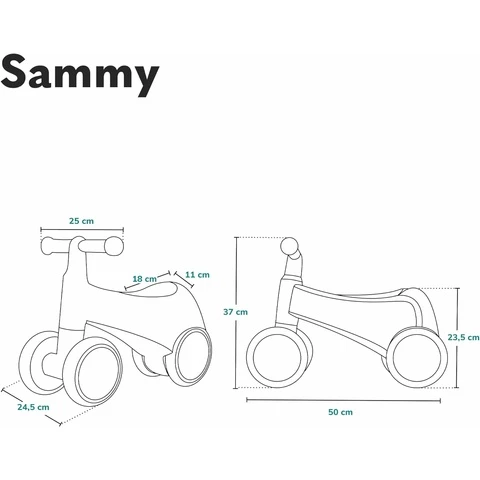 Lionelo Sammy potkupyörä eri väriä (Oranssi)