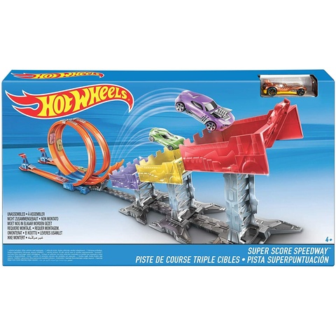 Hot Wheels double loop attack play set incl. 1 car | Urheiluperhe