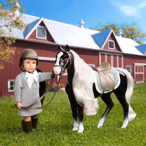 Lori doll 15 cm and a horse