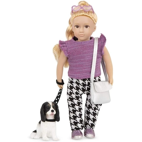Lori doll 15 cm and a dog