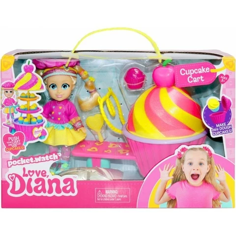 Love Diana cupcake play set