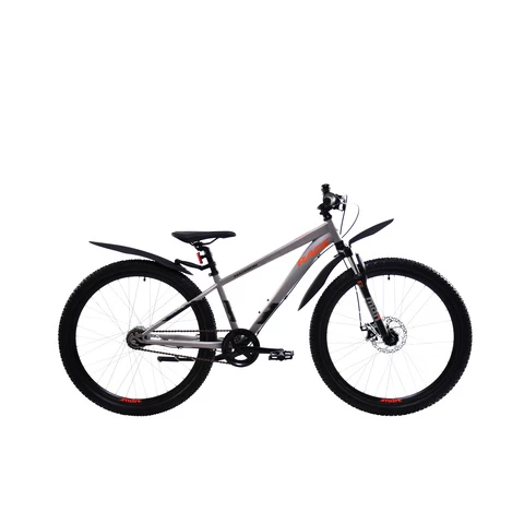 Madison Rage 26″ 7-v maastopyörä harmaa matta (Harmaa matta, 24'')
