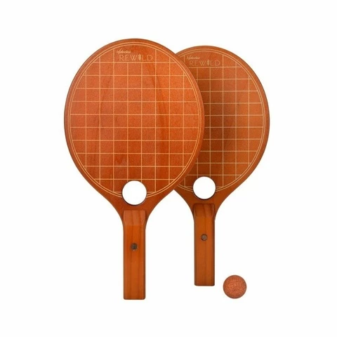 Waboba Rewild eco racket game set wooden
