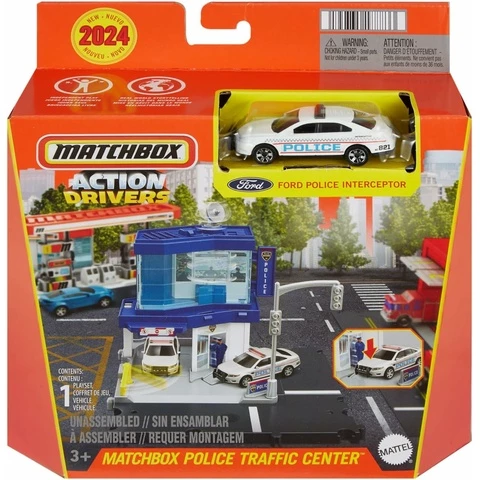 Matchbox Action Drivers poliisiliikenneasema