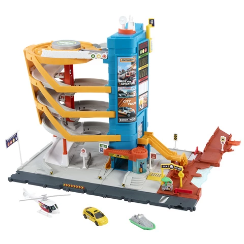 Matchbox parkkitalo Action Drivers Transportation Hub 