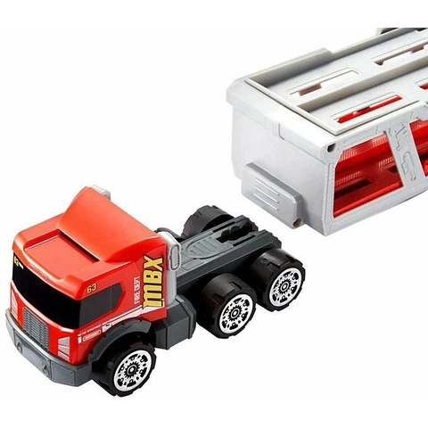 Matchbox Transport truck and Fire truck toy set