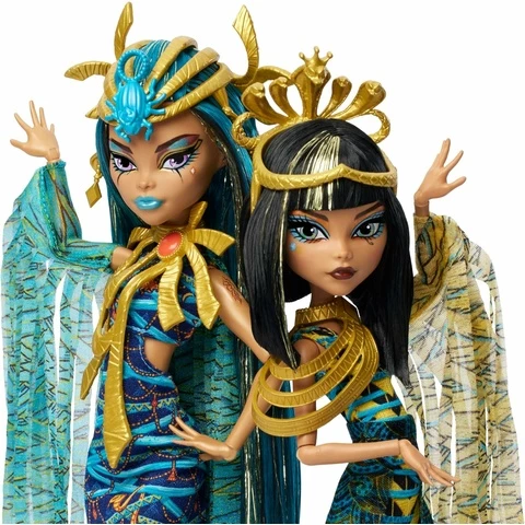 Monster High tuplapakkaus Mummy Majesties Cleo ja Nefera De Nile