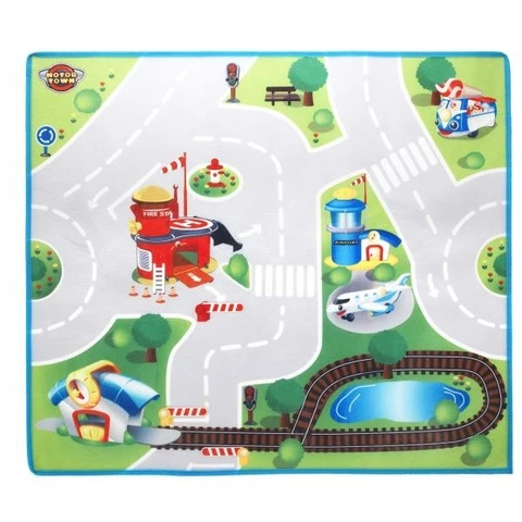 Motortown traffic mat &amp; car, various