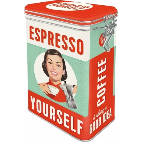 Nostalgic-Art retro kahvipurkki Espresso Yourself
