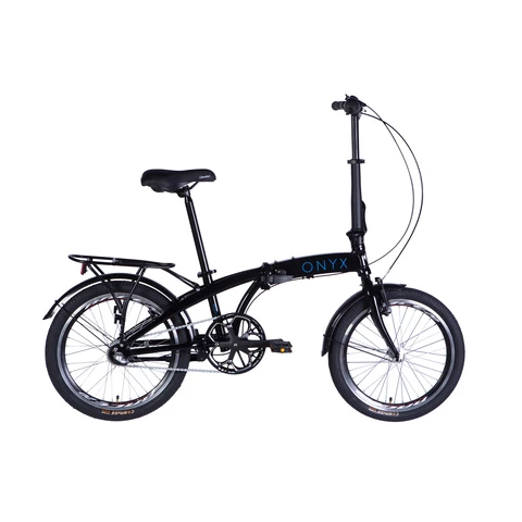 ONYX 20" 8-v taittopyörä musta (Musta, 20")